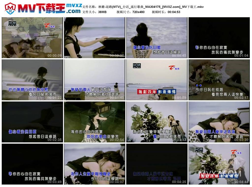 林姗-退路(MTV)_台语_流行歌曲_MA304175
